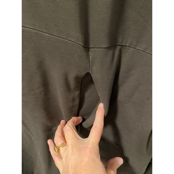 Zyia Active Vertical Zipper Crewneck sweatshirt in a brown/green color-Size XL - Picture 3 of 8